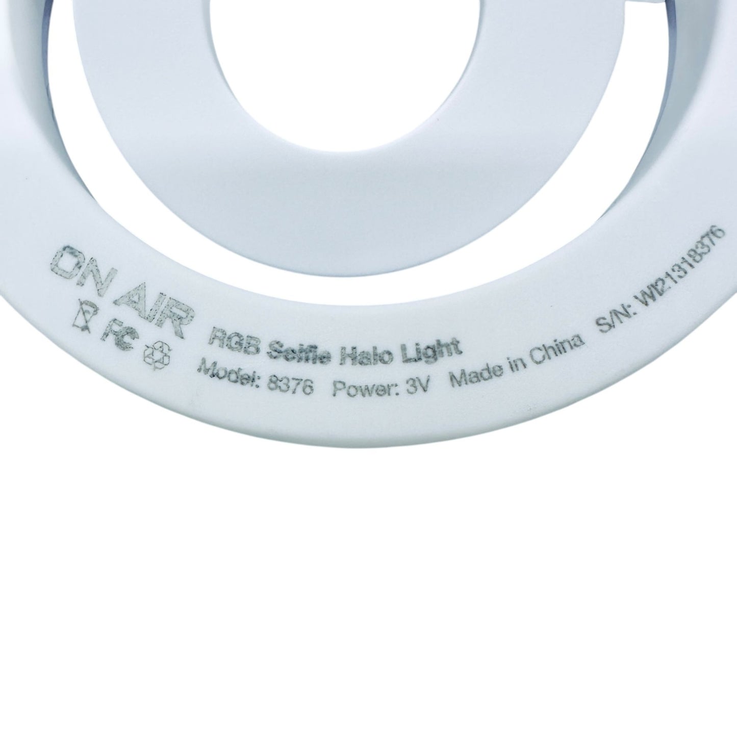 RGB Selfie Halo Light Clip-On Cat Ears Design Vlogging Series 18 Color Combos