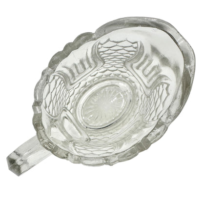 Federal Glass 1914 Wabash Childrens Tableware 5pc Set Tulip & Honeycomb Pattern