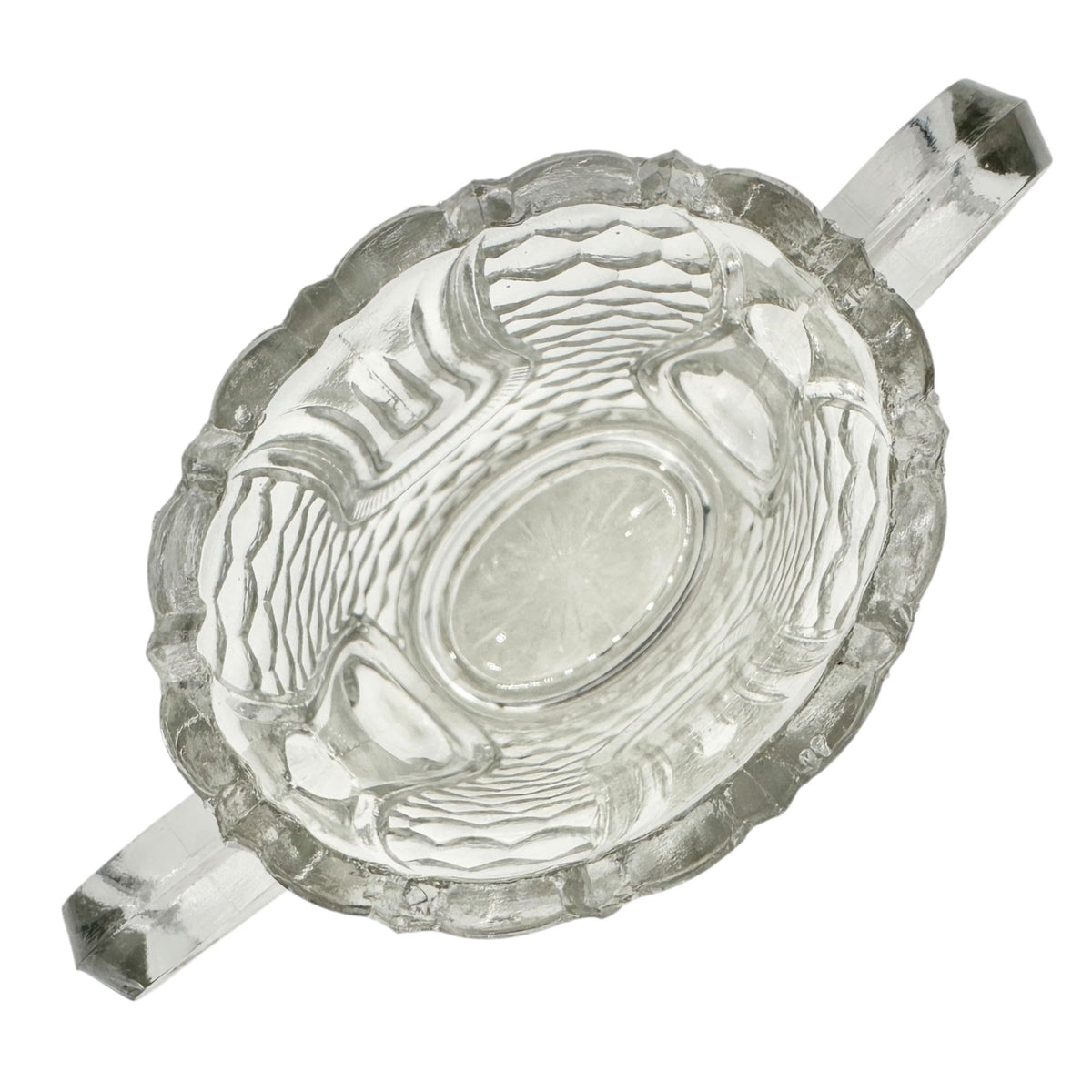Federal Glass 1914 Wabash Childrens Tableware 5pc Set Tulip & Honeycomb Pattern