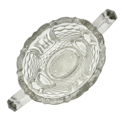 Federal Glass 1914 Wabash Childrens Tableware 5pc Set Tulip & Honeycomb Pattern
