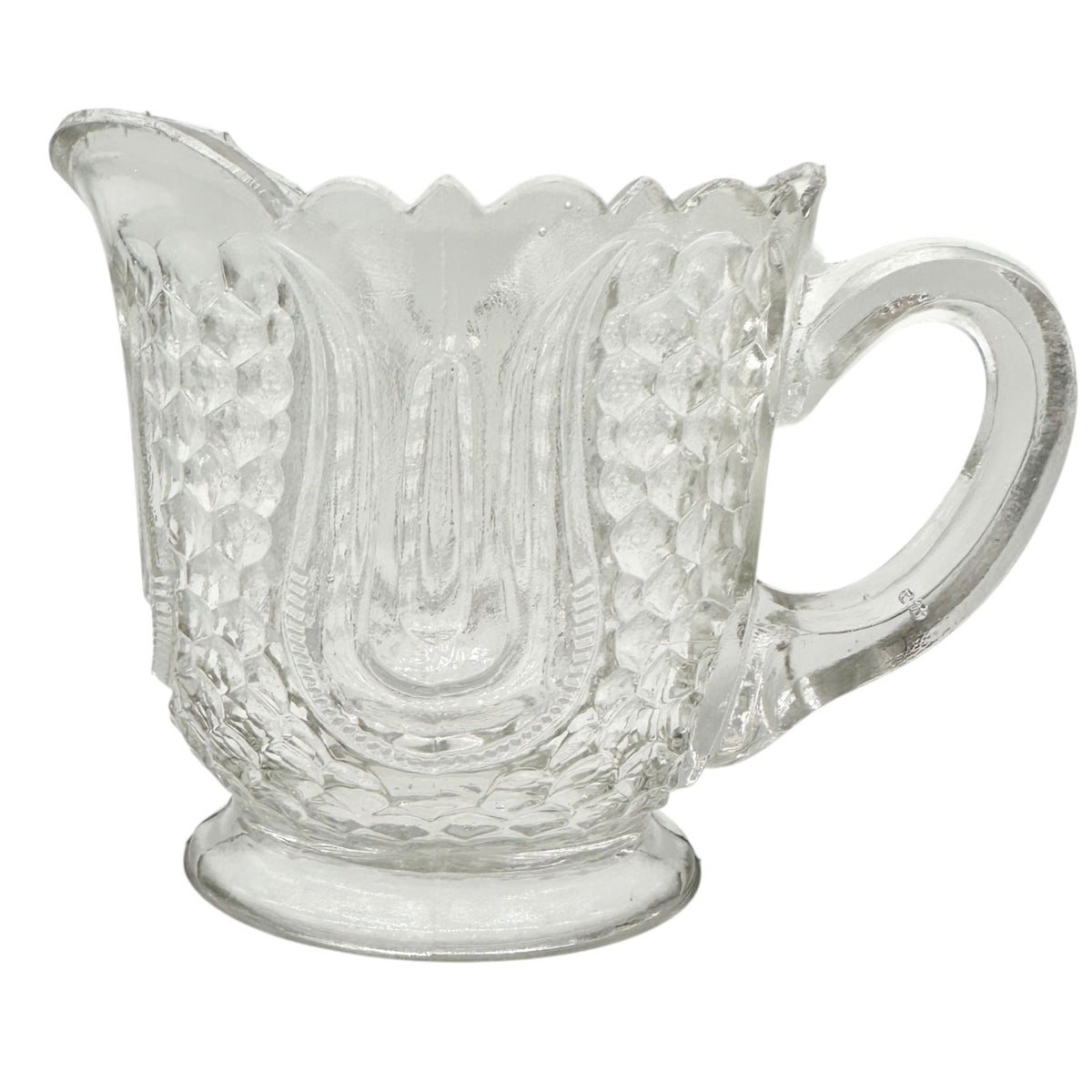 Federal Glass 1914 Wabash Childrens Tableware 5pc Set Tulip & Honeycomb Pattern