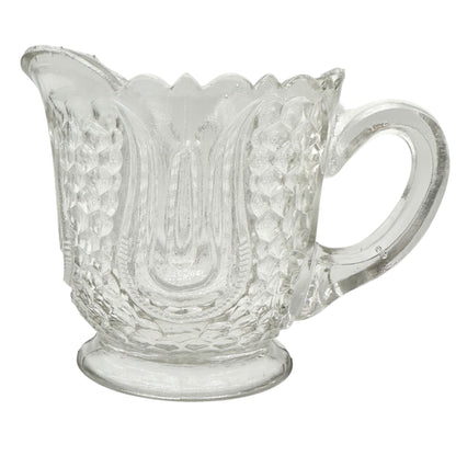 Federal Glass 1914 Wabash Childrens Tableware 5pc Set Tulip & Honeycomb Pattern