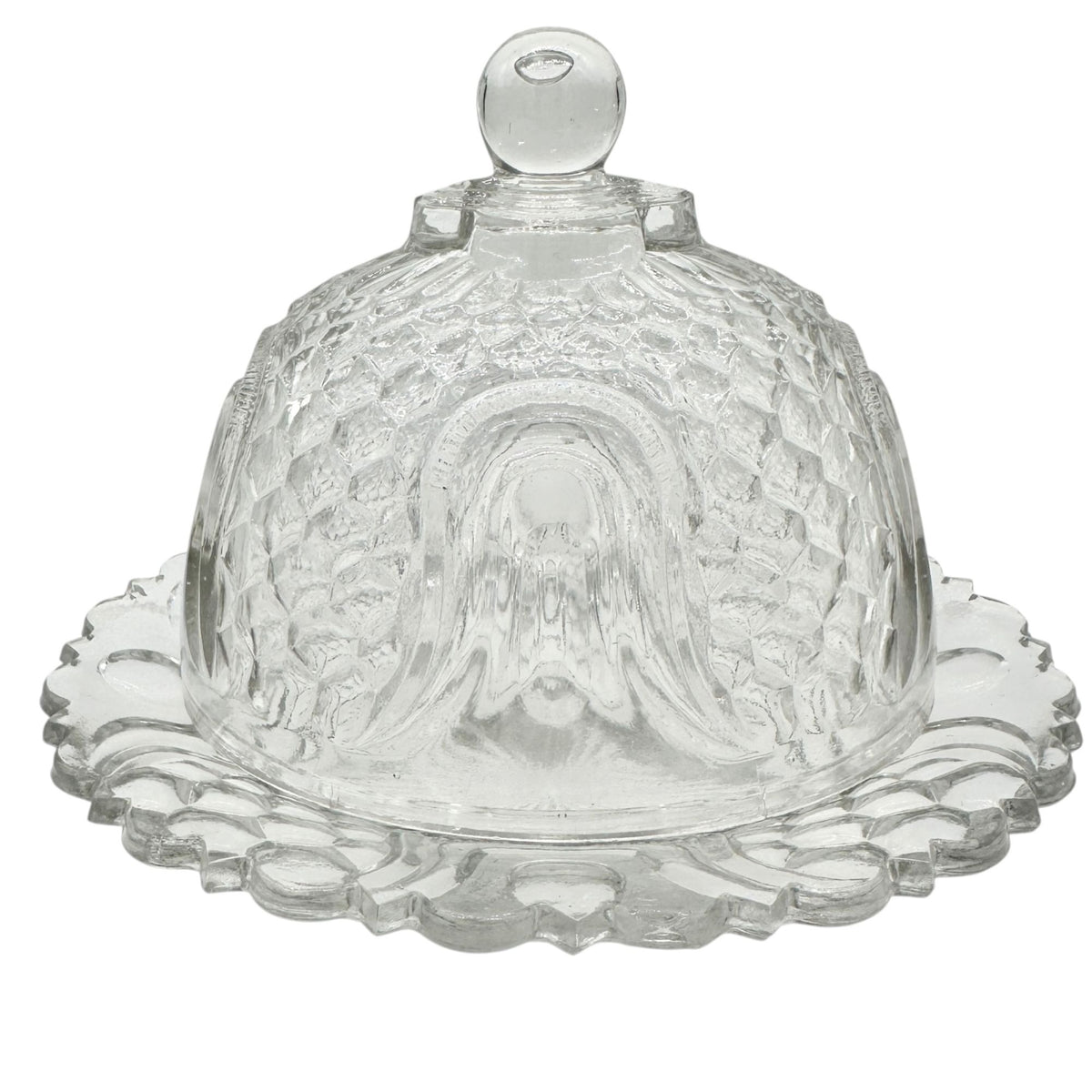 Federal Glass 1914 Wabash Childrens Tableware 5pc Set Tulip & Honeycomb Pattern