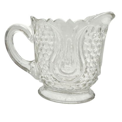Federal Glass 1914 Wabash Childrens Tableware 5pc Set Tulip & Honeycomb Pattern