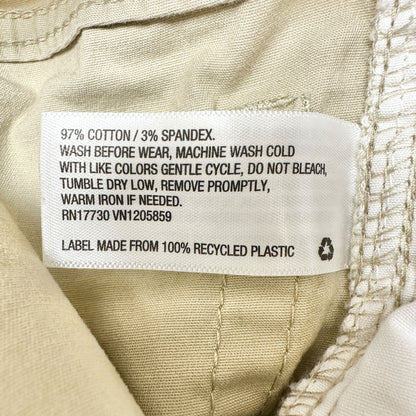 Boys Size 8 Pants Beige Straight-Leg Elastic Waist Drawstring by Cat & Jack