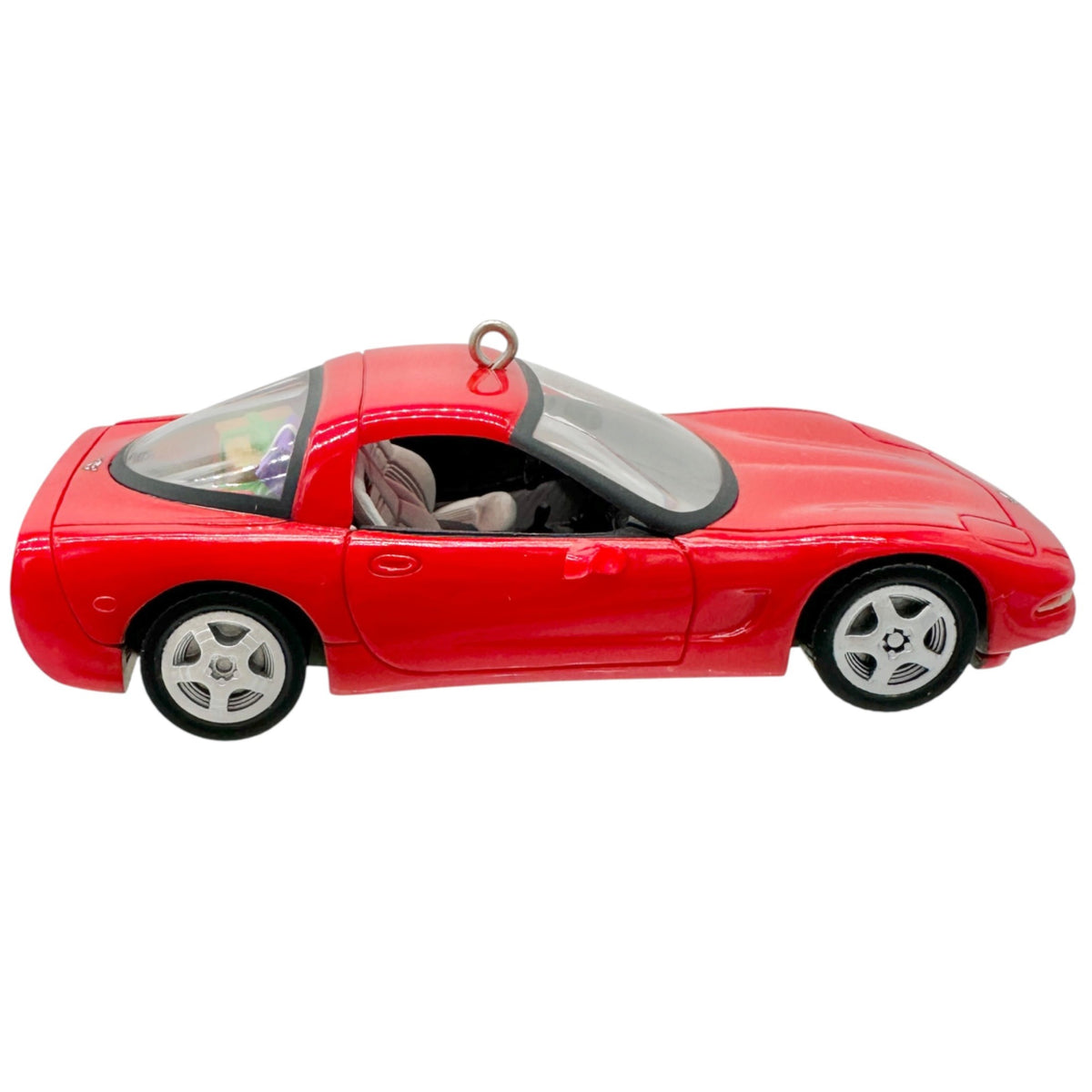 1997 Hallmark Keepsake Ornament Chevrolet Corvette Torch Red Diecast Collectible