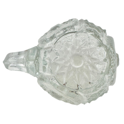 Oval Star Crystal No 300 Punch Bowl and 6 Cups Vintage Childrens Tableware Set