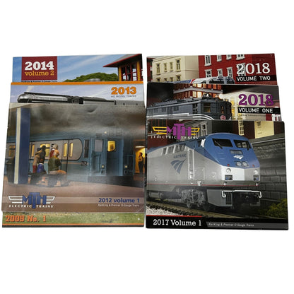 MTH Electric Trains 7 Catalog Lot 2009-2018 HO & O Gauge Volumes 1 & 2