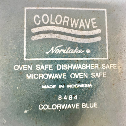Noritake Colorwave Blue Gravy Boat 8484 Dishwasher Microwave Safe