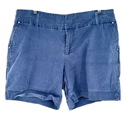 Westport 1962 Shorts Womens size 18 Blue Cotton Blend With Pockets