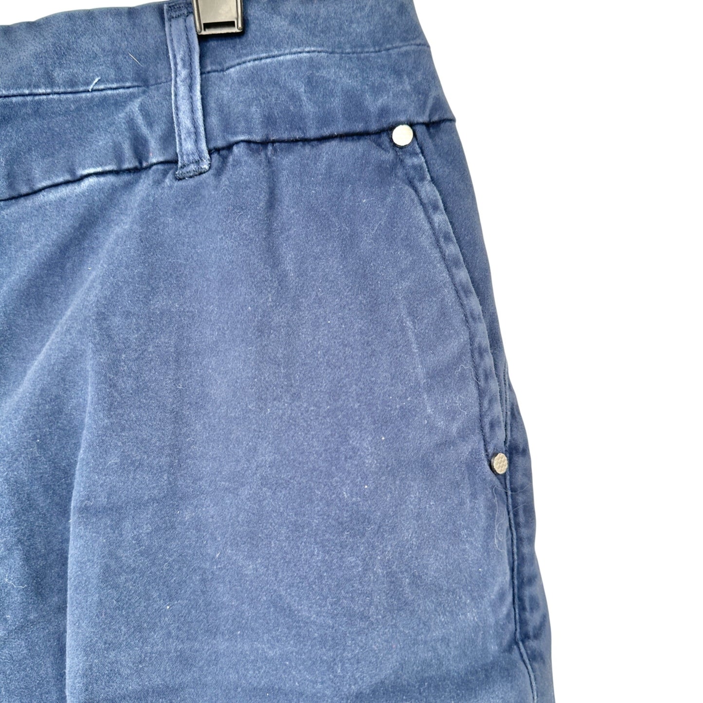 Westport 1962 Shorts Womens size 18 Blue Cotton Blend With Pockets