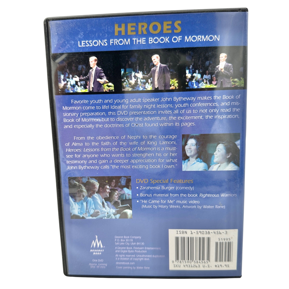 Heroes  Lessons From The Book Of Mormon DVD 2005 By John Bytheway