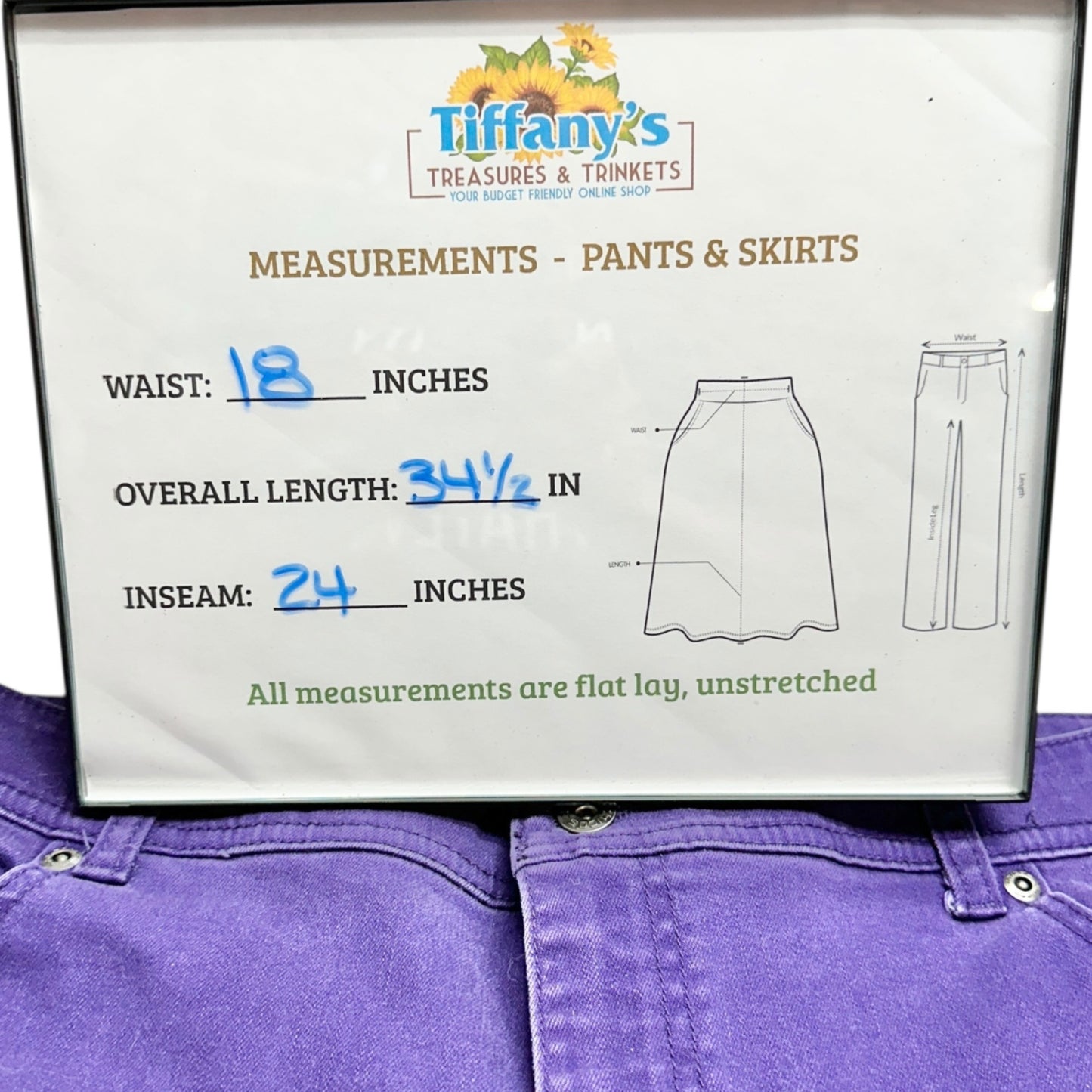 Chicos Ankle Jeans Womens Size 2.5 L Reg 14 Purple Cotton Blend Stretch Denim