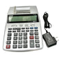 Canon P23-DHV-3 Printing Calculator Silver 12-Digit Display Portable w/ Adapter