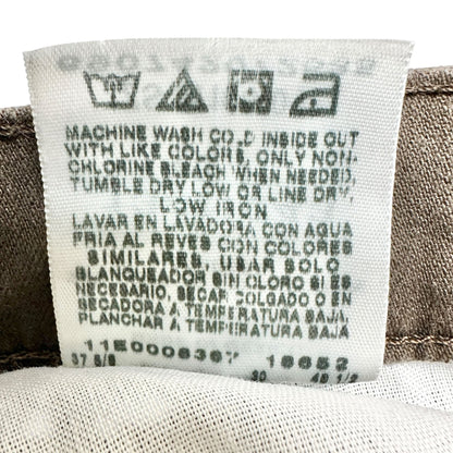 Riders By Lee Pants Womens 16P Brown Straight Leg Mid-Rise Cotton Blend