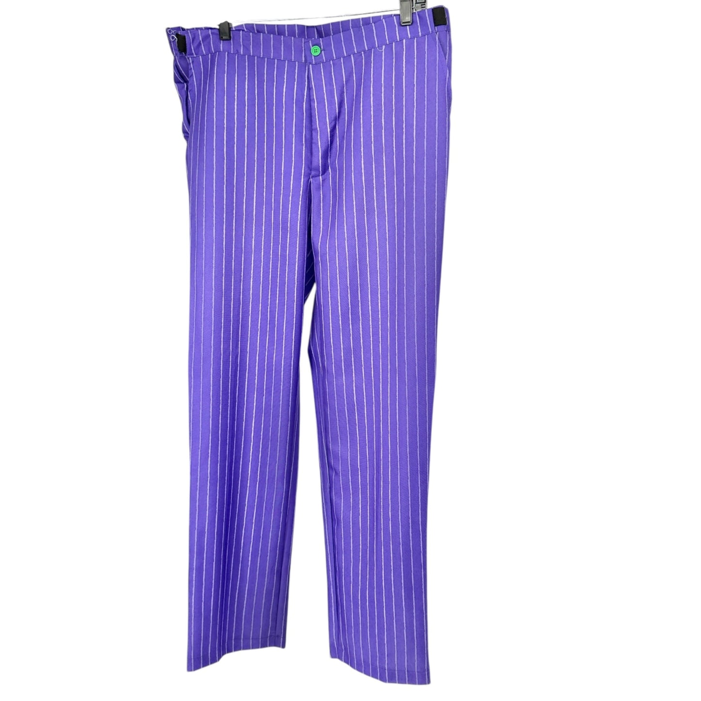 Spirit Halloween Costume The Joker Mens XL Purple Green Suit Tie Suspenders