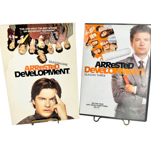 Arrested Development Seasons 1 and 3 DVD Box Sets Comedy TV Series Jason Bateman