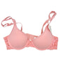 Essential Bodywear Womens Pink Lace Underwire Bra 34A Lightweight Adjustable