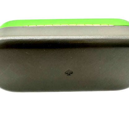 Kate Spade Eyeglass Case With Cloth Green Gray Hello Sunshine Interior Hinged