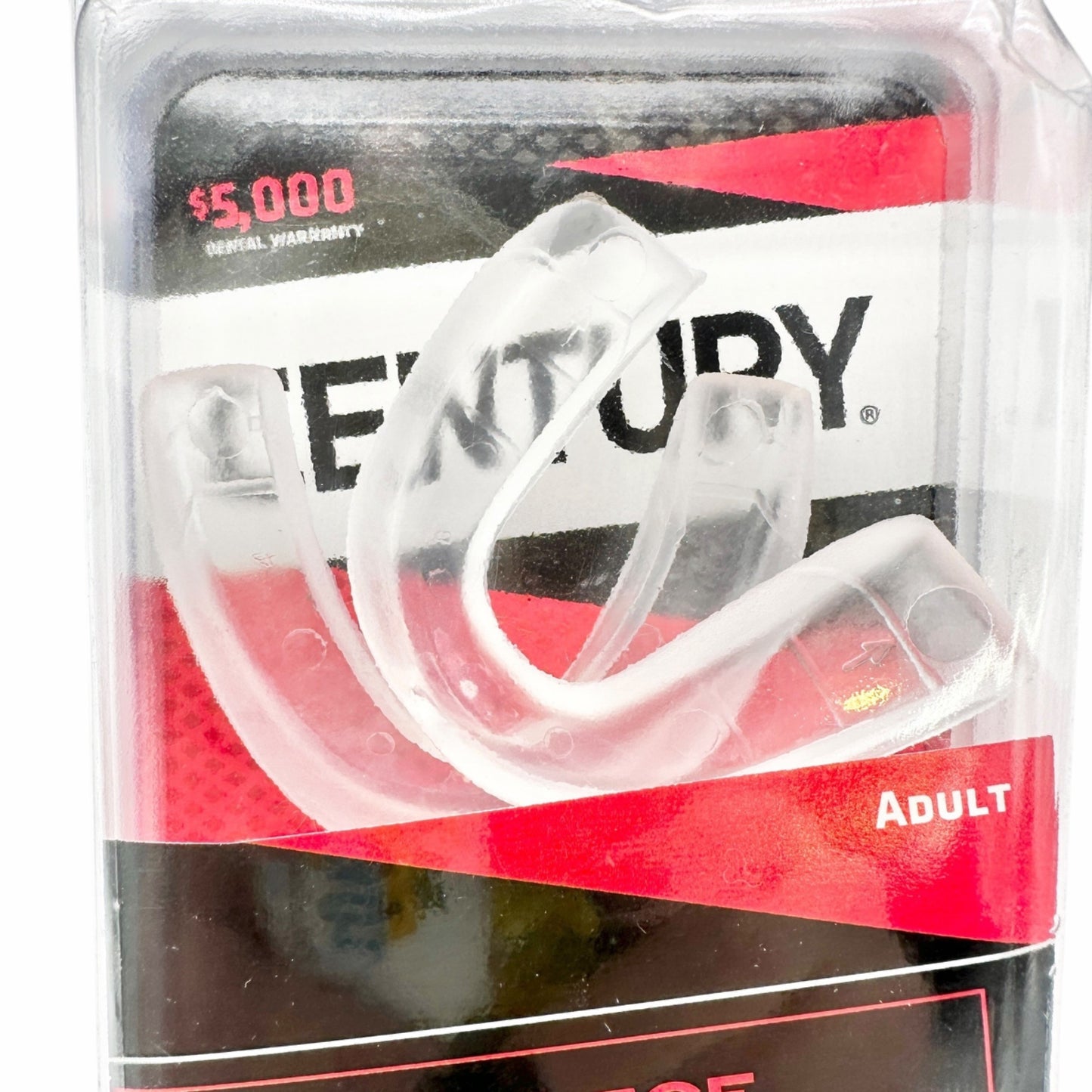 Century Adult 3 Pc Mouthguard System Boil-And-Bite Fit Case 2 Mouthguards NIP