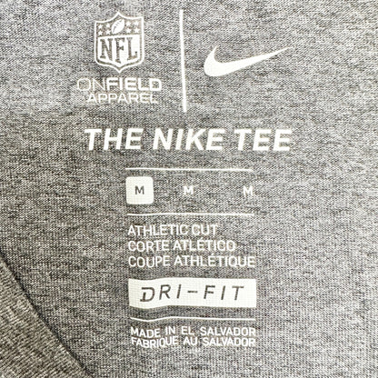 Pittsburgh Steelers Nike Dri-Fit Tshirt M Gray Long Sleeve NFL On Field Apparel