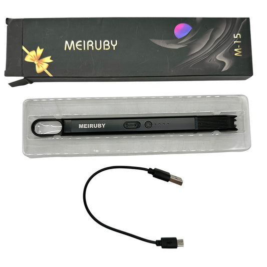 Meiruby M-15 USB Electric Rechargeable Arc Lighter Windproof Flameless Black