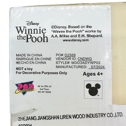 Disney Winnie The Pooh Live Every Moment Pencil Cup Desk Organizer 4x3x3 inches