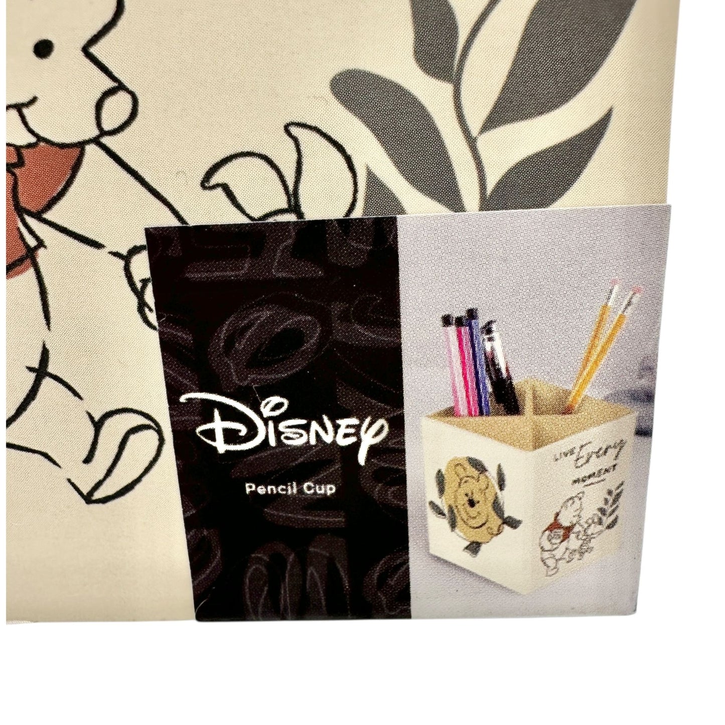 Disney Winnie The Pooh Live Every Moment Pencil Cup Desk Organizer 4x3x3 inches