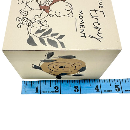 Disney Winnie The Pooh Live Every Moment Pencil Cup Desk Organizer 4x3x3 inches