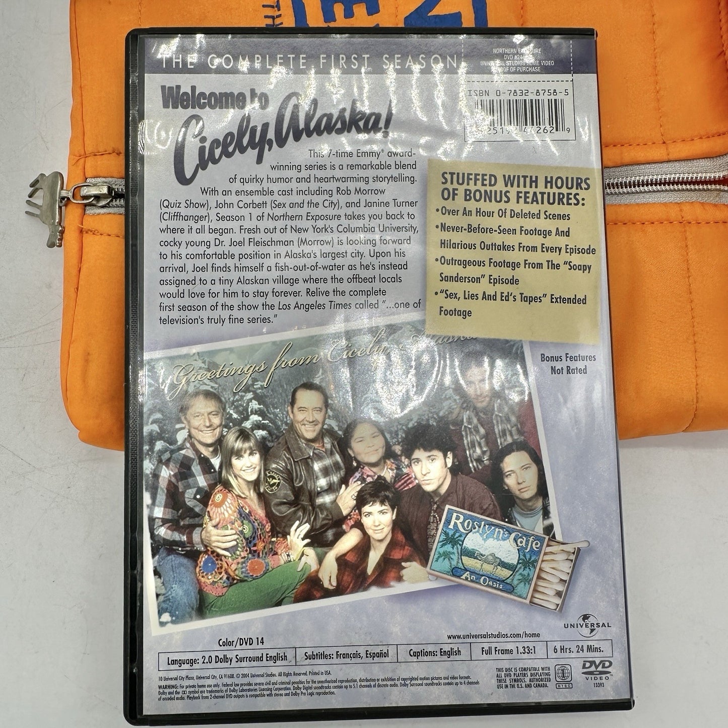 Northern Exposure: The Complete First Season (DVD, 2004, 2 discs) Orange Parka