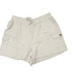 Marissa Olivia Shorts Womens 3X Oatmeal Drawstring Linen-Blend With Pockets