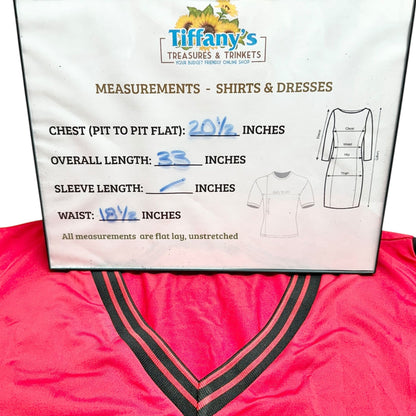 Vintage Inspired Red Sleeveless Dress XXL Striped V-Neck Waistband Pleated Skirt