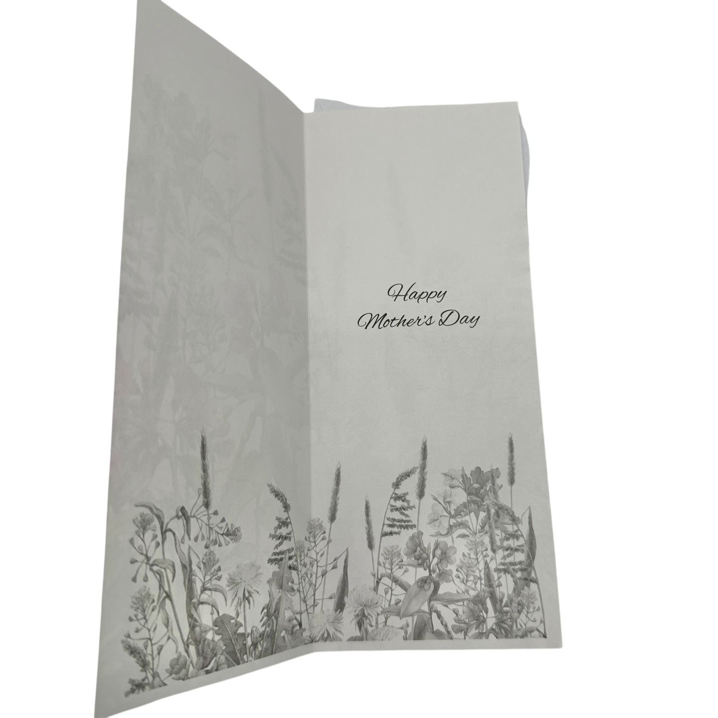 Mother's Day Card Simple Happy Mother's Day Message with Floral Design