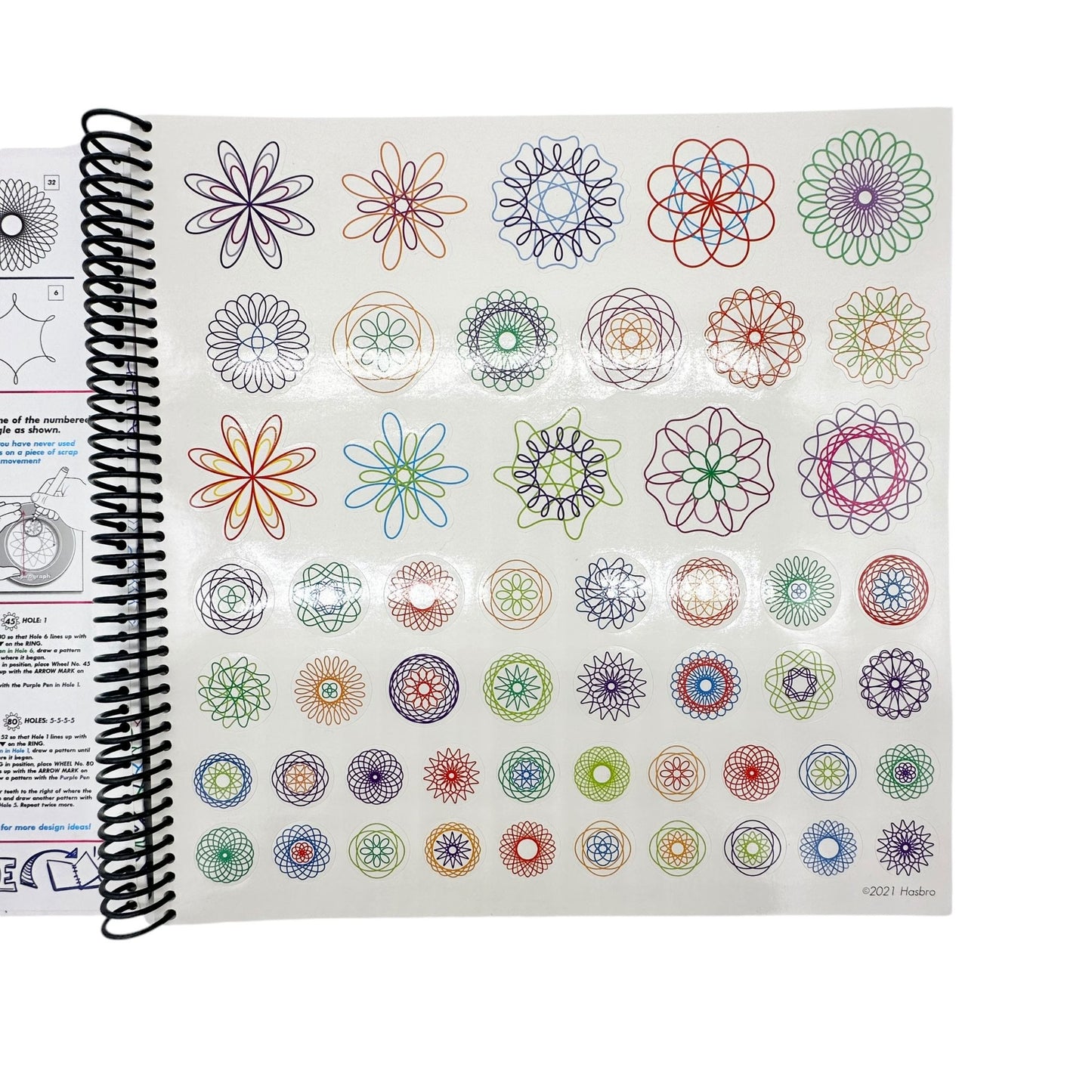 Spirograph Mandala Maker & Doodle Art Journal Set Ages 8+ Creativity Bundle