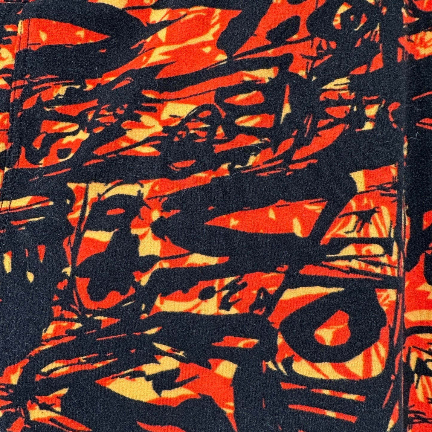 LuLaRoe Leggings Womens Tall and Curvy Black Orange Yellow Size 12-22 Halloween