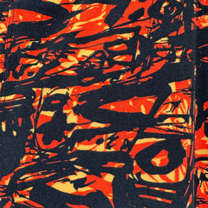 LuLaRoe Leggings Womens Tall and Curvy Black Orange Yellow Size 12-22 Halloween