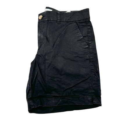 Old Navy Shorts Womens Size 12 Black Everyday Mid-Rise Cotton Blend 7 in Inseam