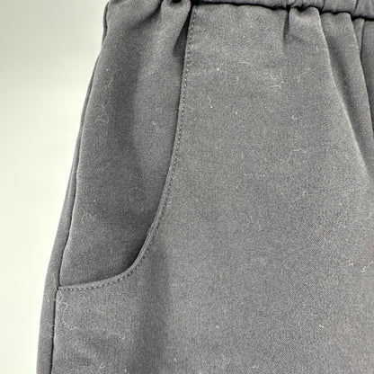 Womens Stretch Pants 16WS Black Wide Leg Polyester Rayon Blend Croft & Barrow