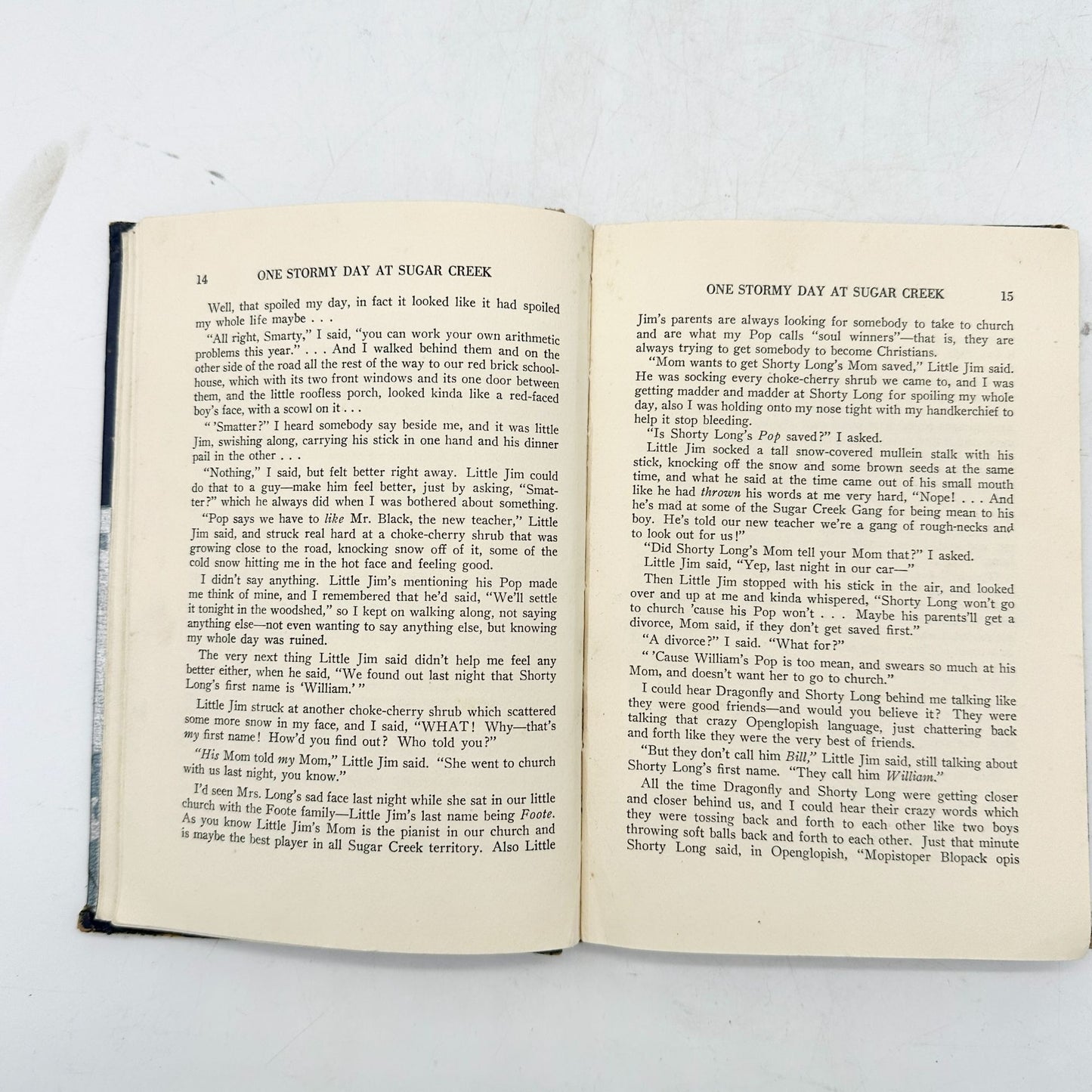 One Stormy Day At Sugar Creek By Paul Hutchens Hardcover 1946 Second Edition