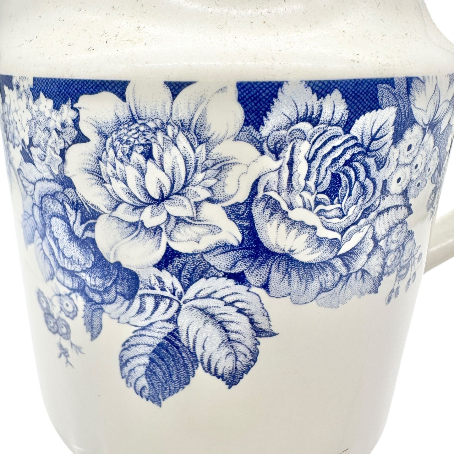 Nautica Bermuda Tablewares Creamer With Blue Floral Design Portugal Vintage