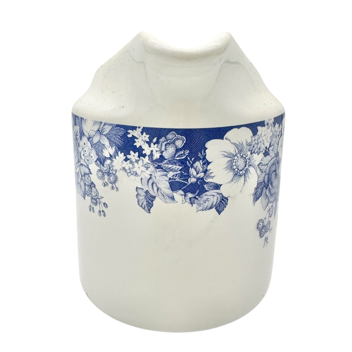 Nautica Bermuda Tablewares Creamer With Blue Floral Design Portugal Vintage