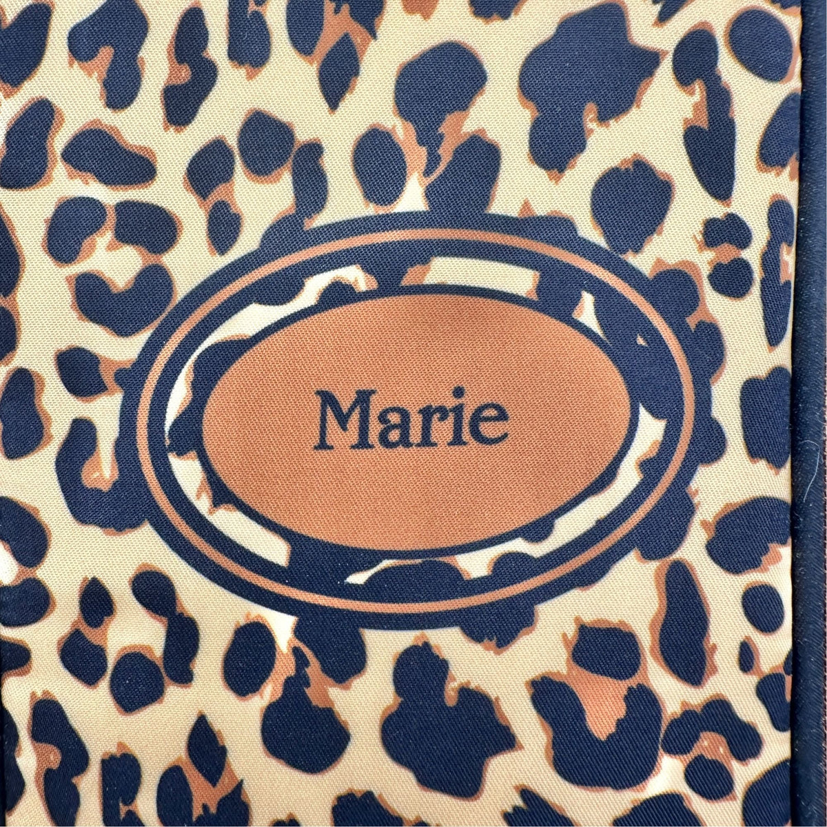 Leopard Print Wristlet Wallet By Danbury Mint Marie Design 8x5 Compact Organizer