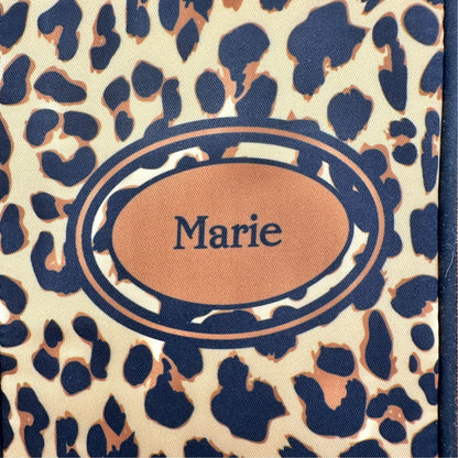 Leopard Print Wristlet Wallet By Danbury Mint Marie Design 8x5 Compact Organizer