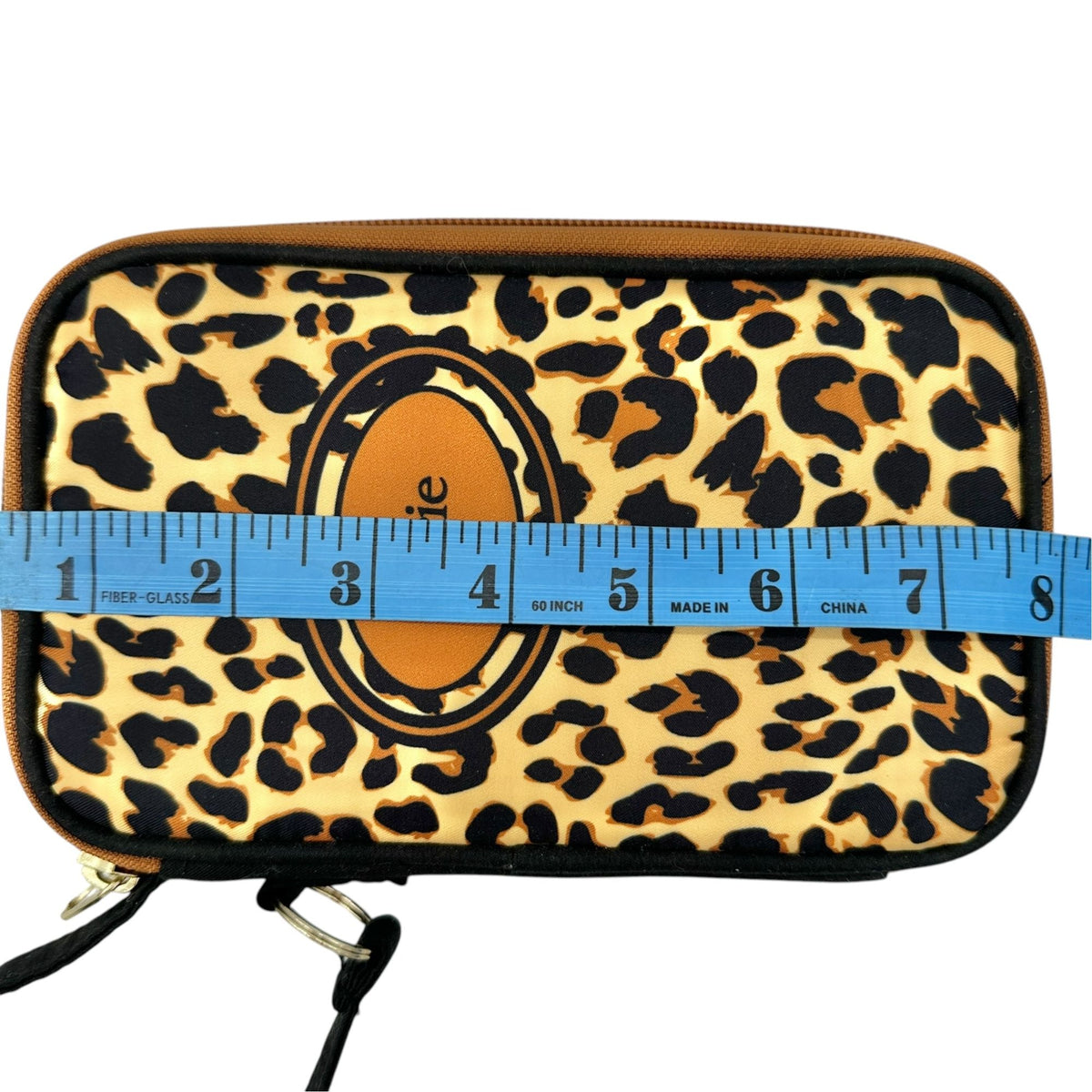 Leopard Print Wristlet Wallet By Danbury Mint Marie Design 8x5 Compact Organizer