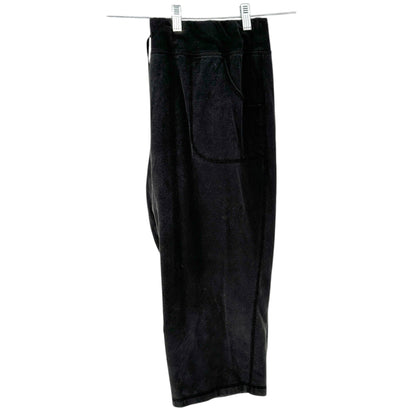 Athletic Works Lounge Pants Womens XXXL 22 Black Terry Pockets Drawstring