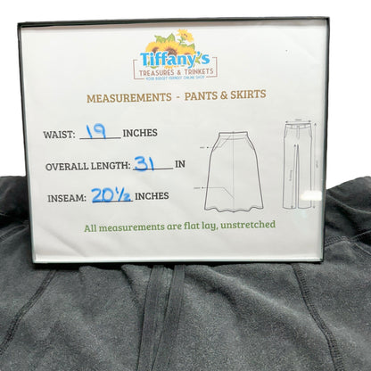 Athletic Works Lounge Pants Womens XXXL 22 Black Terry Pockets Drawstring