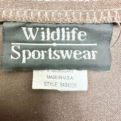 Wildlife Sportswear Midi Skirt SIZE 14 Pleated Front Back Slit 32 in Waist USA