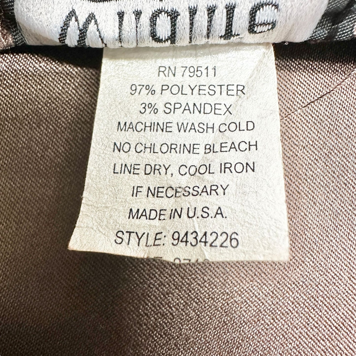 Wildlife Sportswear Midi Skirt SIZE 14 Pleated Front Back Slit 32 in Waist USA