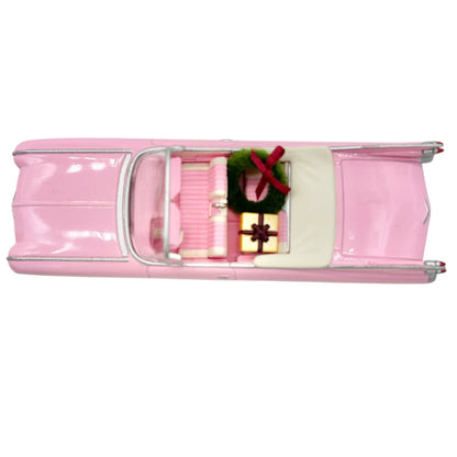 Hallmark 1959 Cadillac DeVille Keepsake Ornament American Cars Series Pink 1996