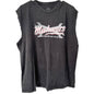Mechanics Sleeveless Black T-Shirt With Humorous Print XL By Ann Arbor Shirt Co.
